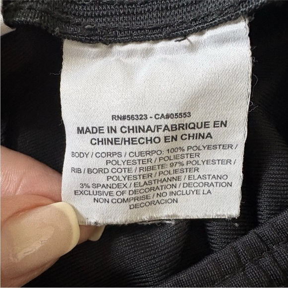 Nike Dri Fit Mens Black Running Jogger Pants Zip Ankle Pockets Size Medium - Picture 5 of 6